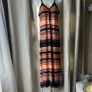 Love Multicolor Striped Maxi Dress